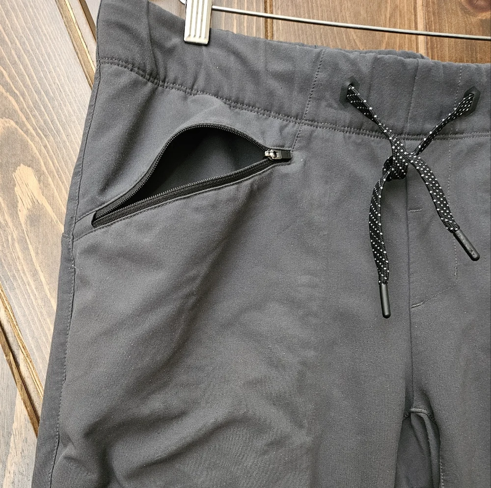 THE NORTH FACE Mens joggers S gray fleece lined sweatpants GUC athleisure